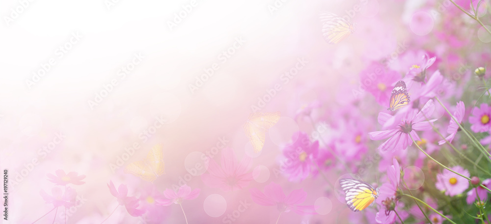 Violet color floral abstract background.
