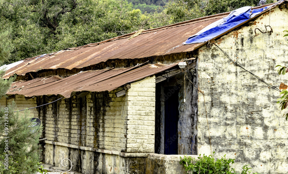 An old house in rural India An old house in rural India