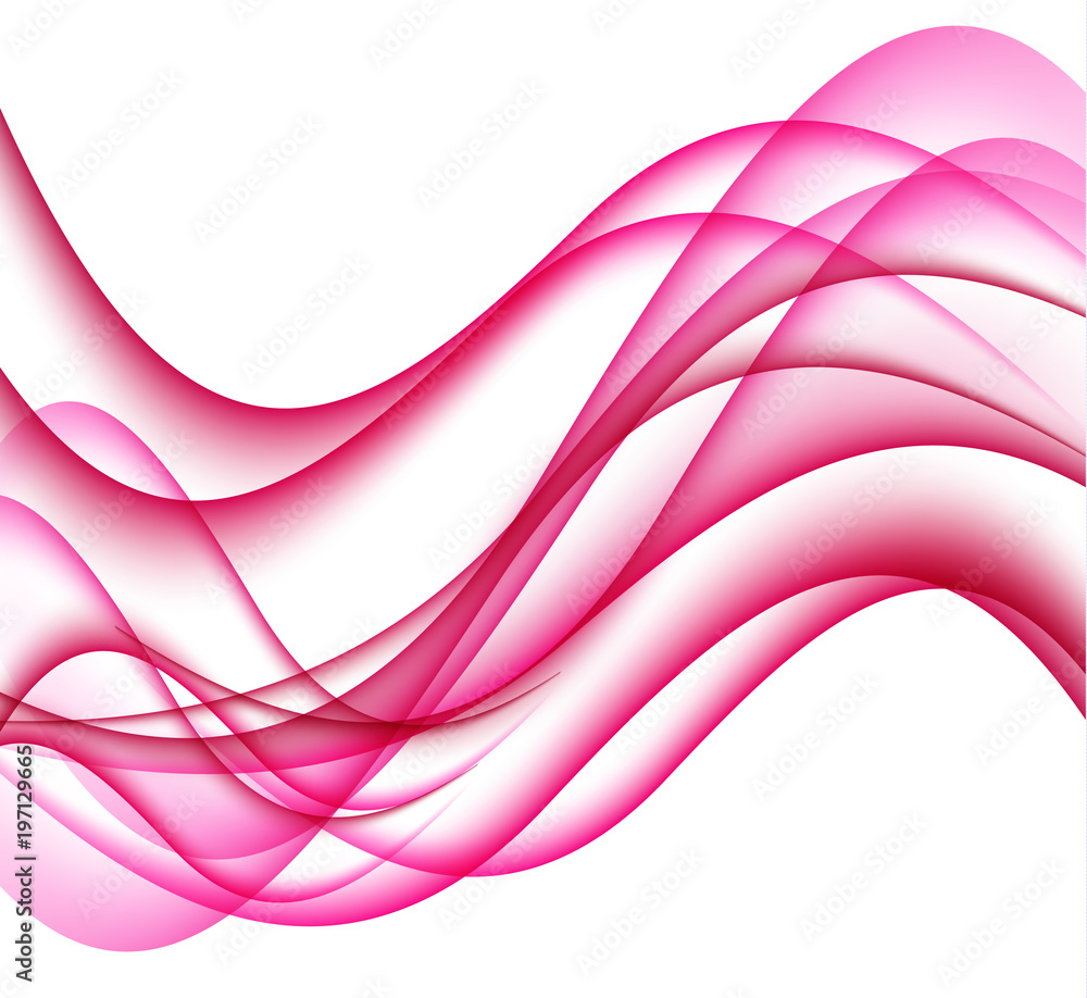 pink wave background Stock Vector | Adobe Stock