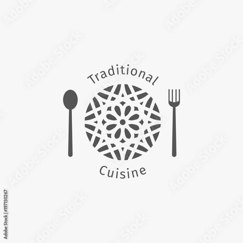 Vector asian logo template