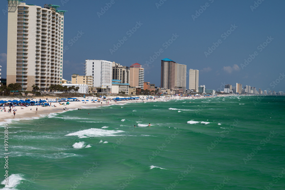 Naklejka premium Gulf coast beach