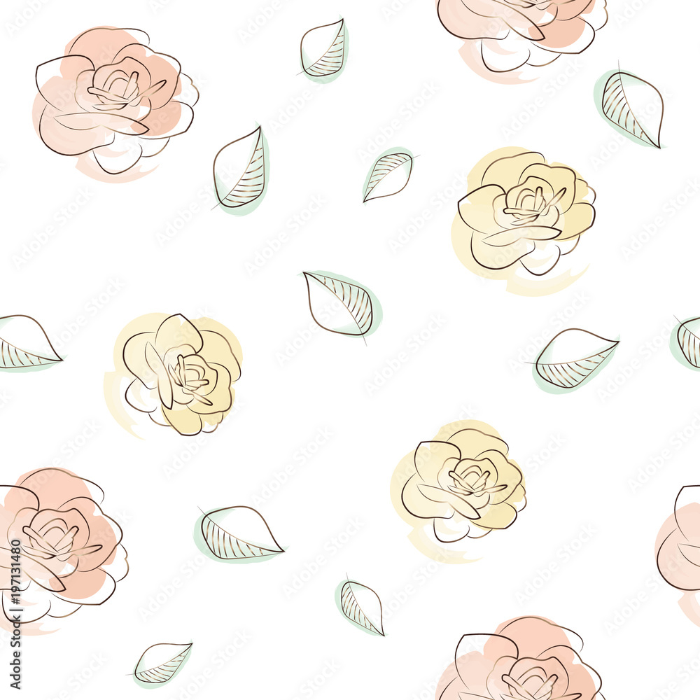 pattern rose