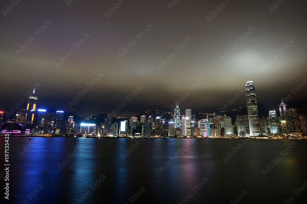 홍콩, 센트럴, 침사추이, 야경