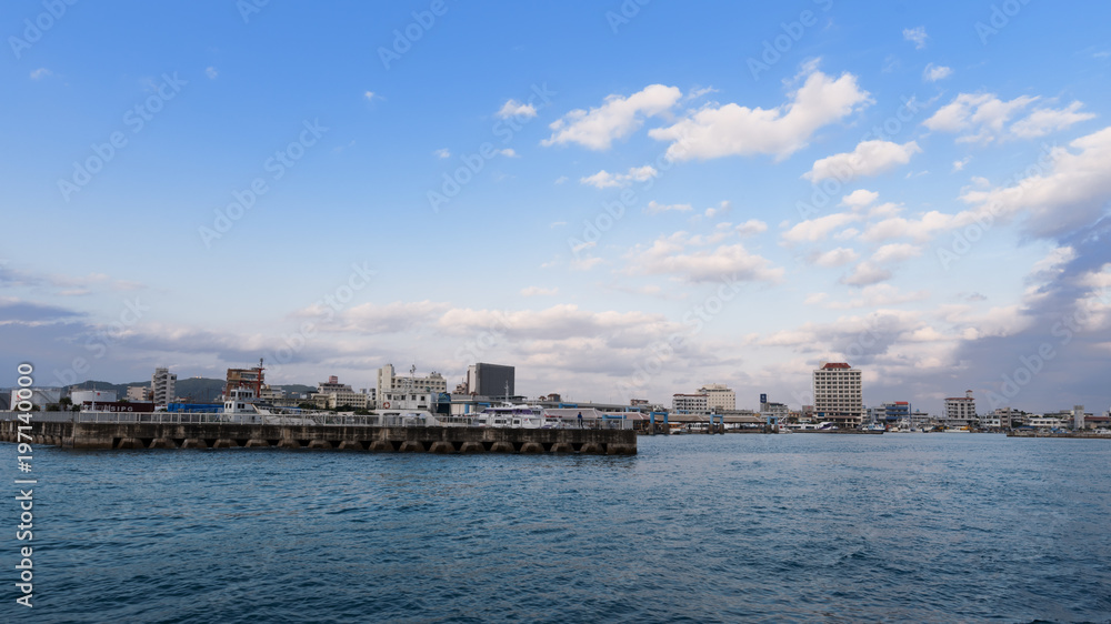 石垣港の風景