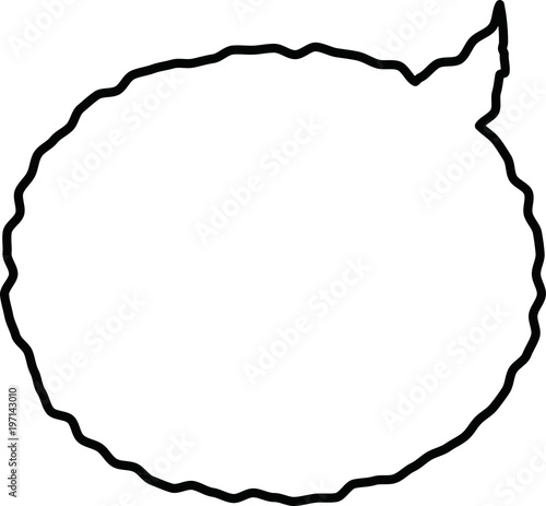 Cartoon's speech balloon9