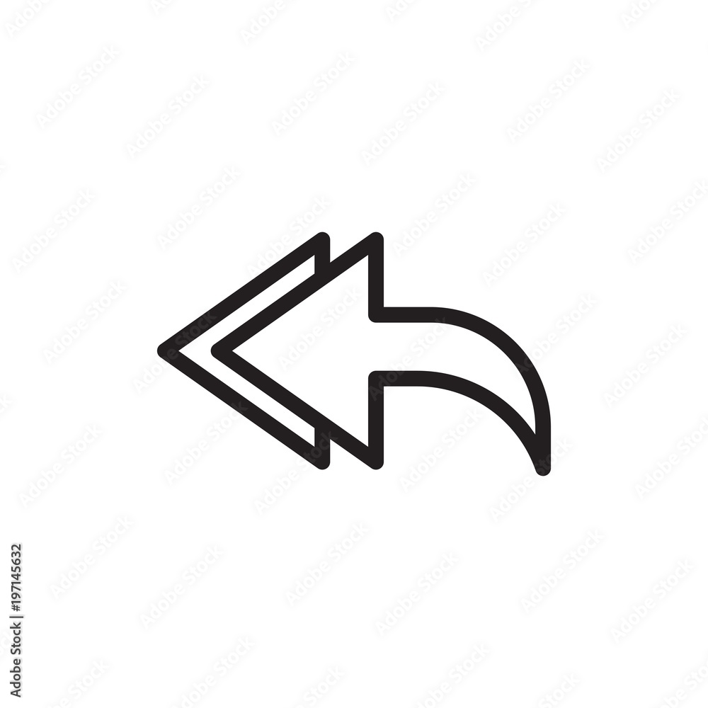 reply all, forward mail outlined vector icon. Modern simple isolated sign. Pixel perfect vector illustration for logo, website, mobile app and other designs reply all, forward mail outlined vector icon. Modern simple isolated sign. Pixel perfect vector illustration for logo, website, mobile app and other designs