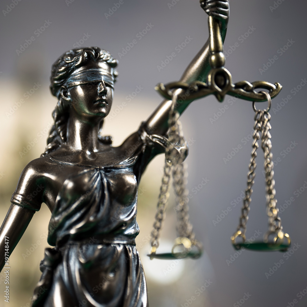 Law concept with Themis, symbol of justice. Law concept with Themis, symbol of justice.