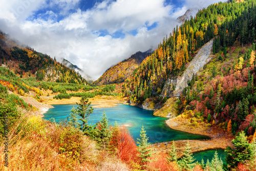 Photography Amazing view of the Upper Seasonal Lake with azure water