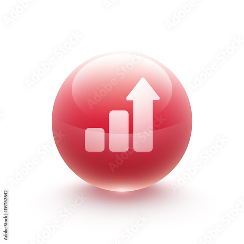 icône graphique hausse