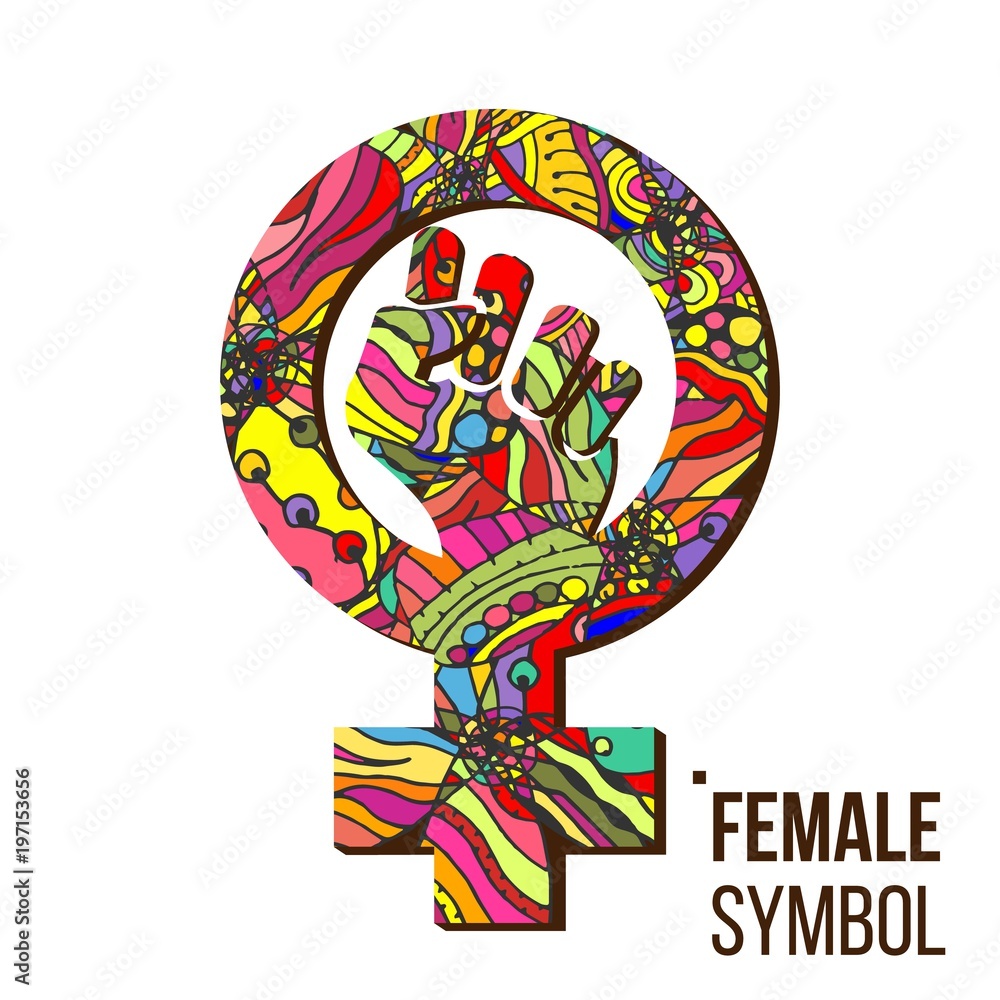 Woman power logo vector illustration icon symbol isolated Stock Vector  Image & Art - Alamy
