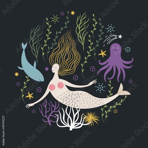 cute mermaid