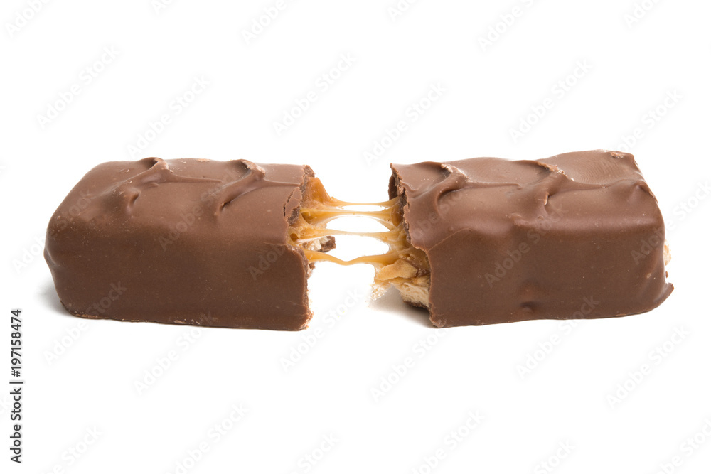 chocolate bar with nuts isolated chocolate bar with nuts isolated