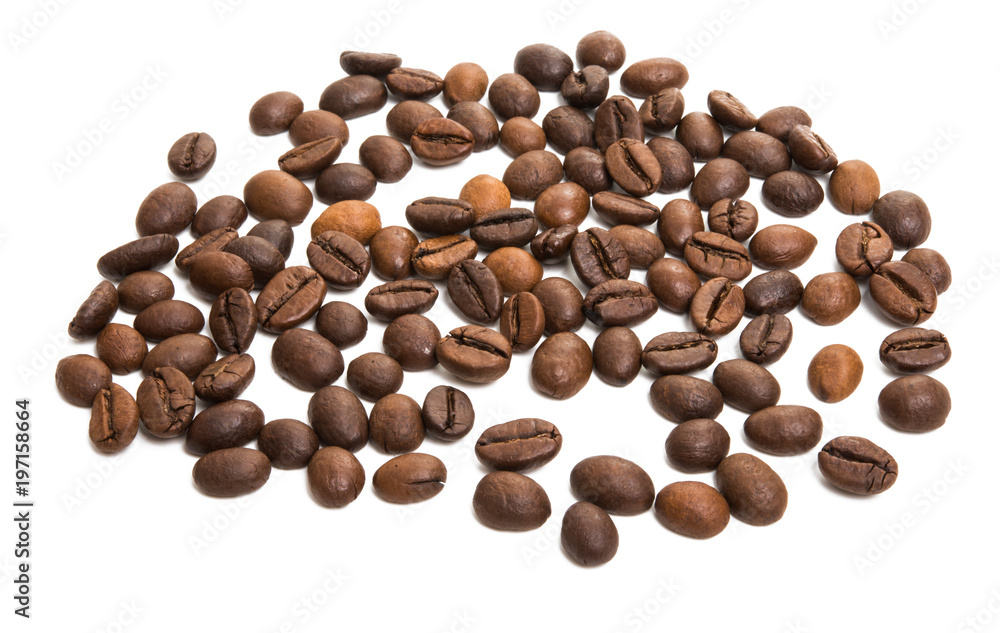 Naklejka premium beans coffee isolated