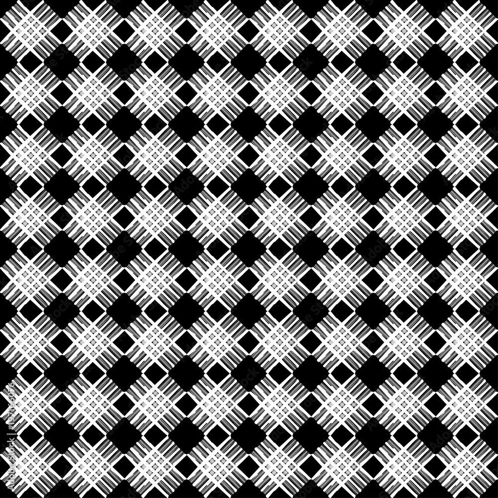 Fototapeta premium Seamless geometric pattern. The texture of the strips. Scribble texture. Textile rapport.