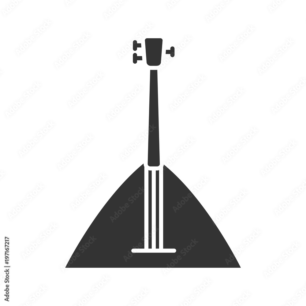 Balalaika glyph icon Balalaika glyph icon