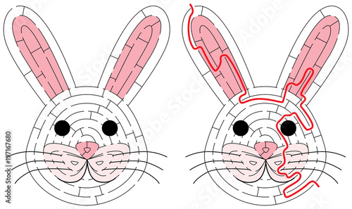 Easy bunny maze
