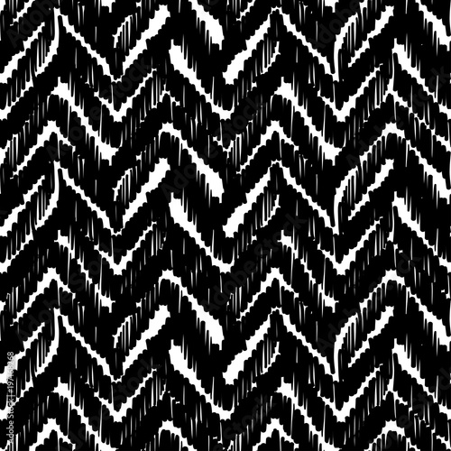 Abstract Ikat and boho style handcraft fabric pattern. Traditional Ethnic design for clothing and textile background, carpet or wallpaper