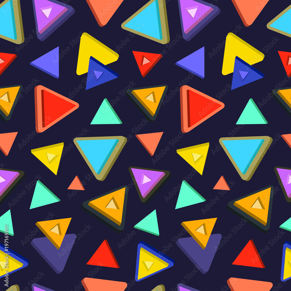 Triangle Pattern Seamless Design Triangle Pattern Seamless Design