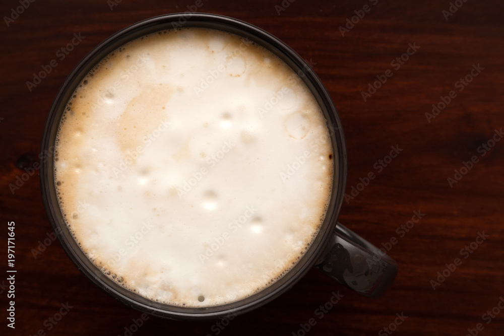coffee latte on wooden background coffee latte on wooden background