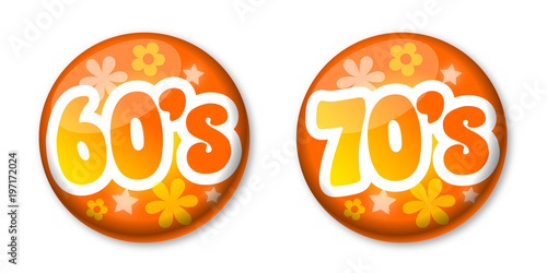 Badges 60's & 70's