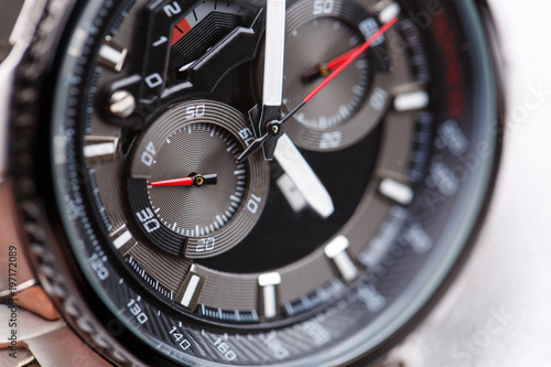 Mechanical watch. Style, fashion and abundance concept.