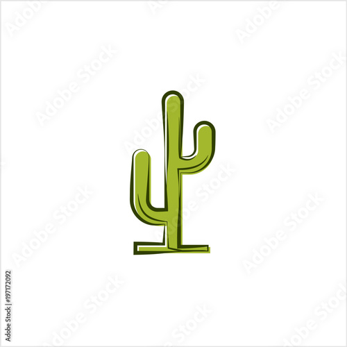 Cactus Icon, Cactus Plant Icon