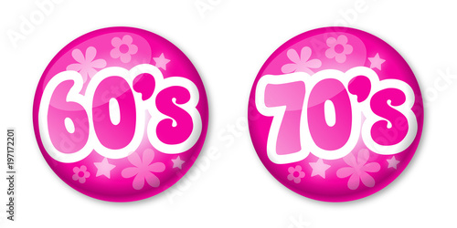 Badges 60's & 70's