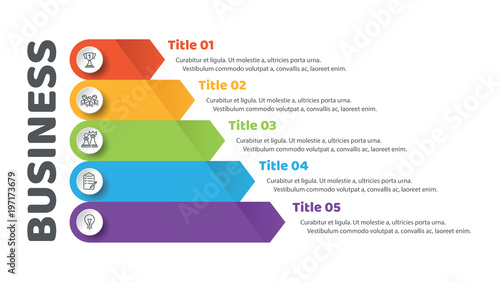 Pyramid infographic template with five elements. One from a set of vector illustrations. 
Can be used for workflow layout, diagram, business step options, banner, web design.