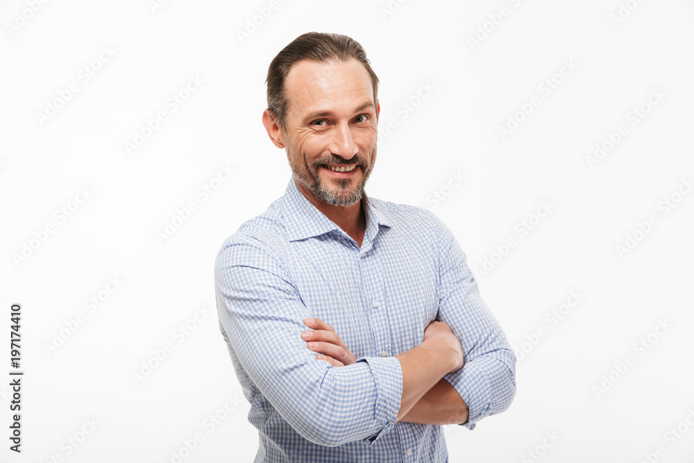 Handsome mature businessman. Looking camera. Handsome mature businessman. Looking camera.