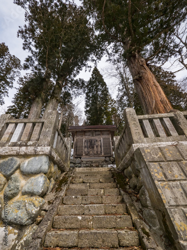 Shrine with trees empowering
