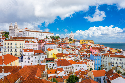 Lisbon, Portugal City Skyline