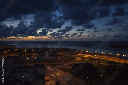 Havana- Evening view of the beach