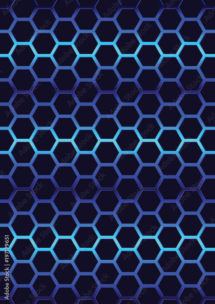 black_hexagons_with_blue_3