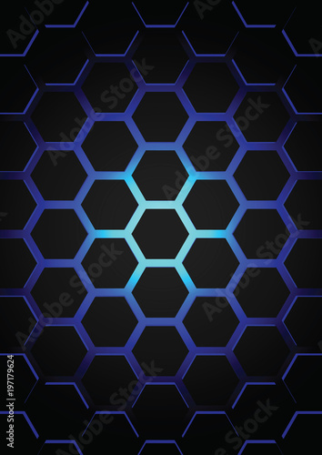 black_hexagons_with_blue