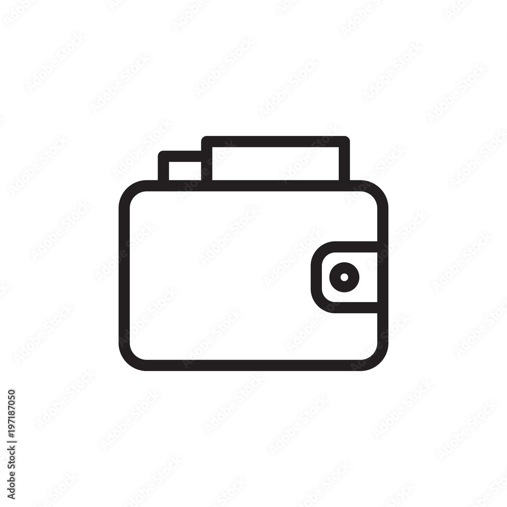 full wallet, full purse outlined vector icon. Modern simple isolated sign. Pixel perfect vector illustration for logo, website, mobile app and other designs full wallet, full purse outlined vector icon. Modern simple isolated sign. Pixel perfect vector illustration for logo, website, mobile app and other designs