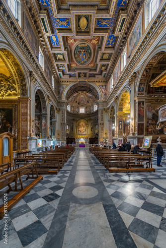 Church San Marcello al Corso, Roma, Italy