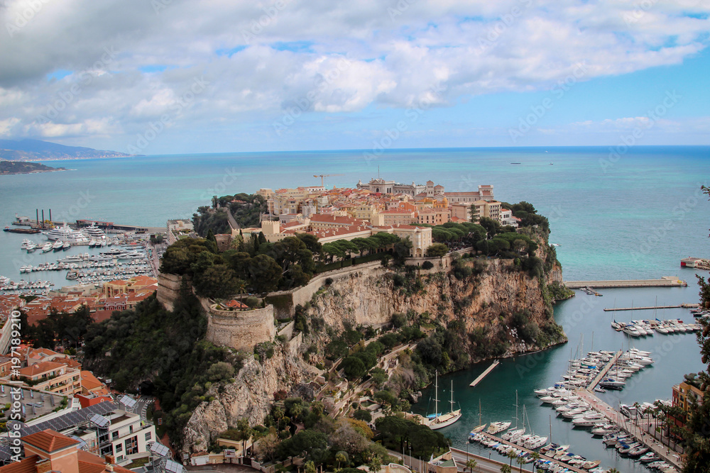 Blick auf Monaco