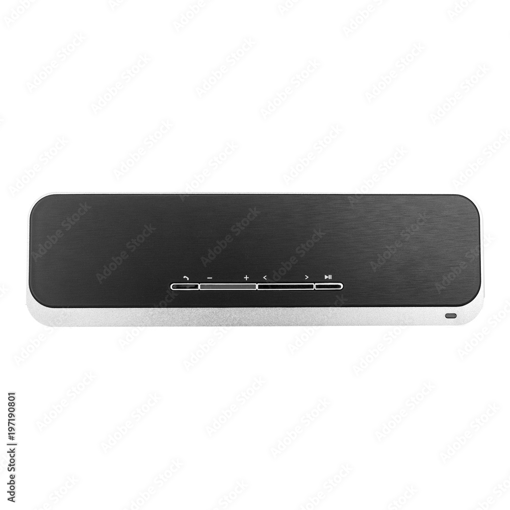 Bluetooth speaker isolated on white Bluetooth speaker isolated on white