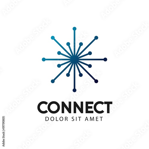 Connect Vector Template Design