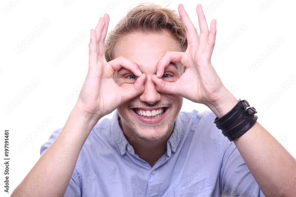 Caucasian man Caucasian man