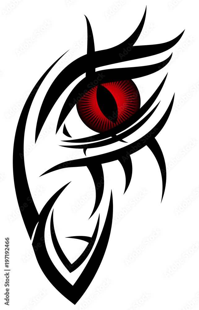 Details 176+ tribal tattoo eye best