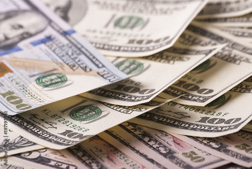 Various dollar banknotes Various dollar banknotes