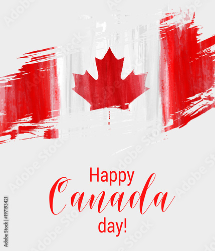 Happy Canada Day background