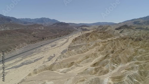 Aerial view of Death Valley