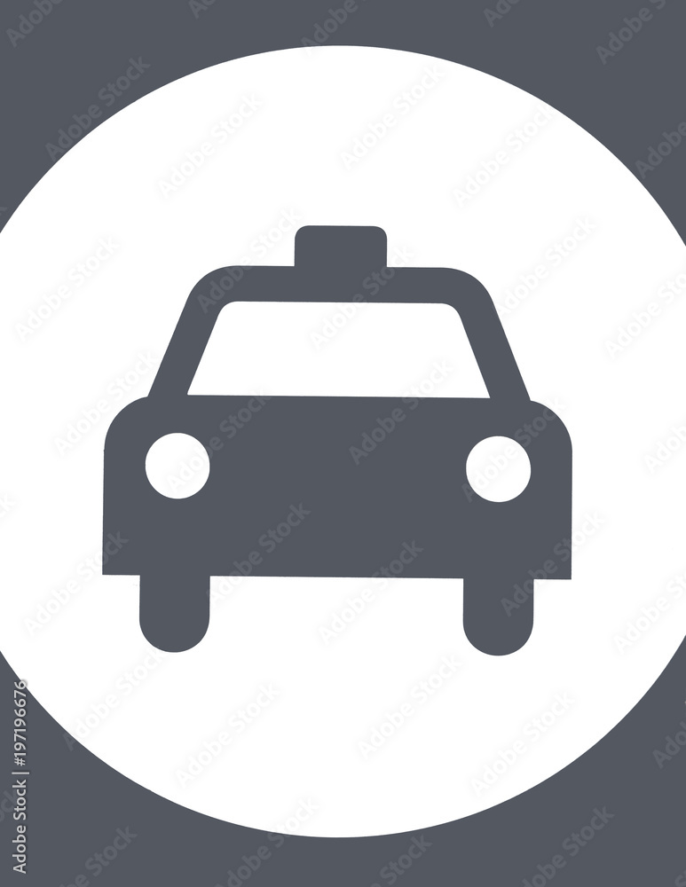 Obraz premium Taxi signal in the city