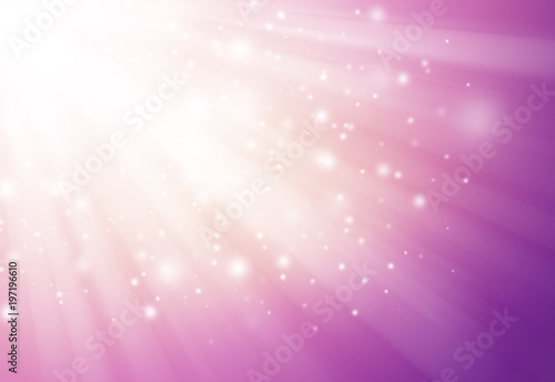 Purple glitter sparkles defocused rays lights bokeh radial abstract background/texture.