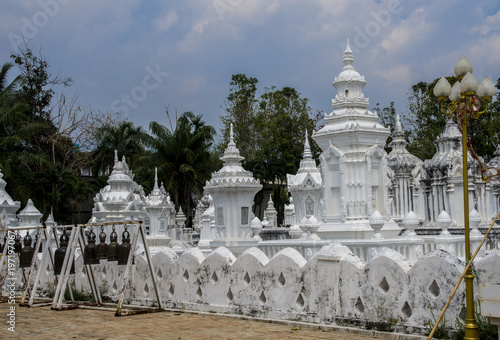 Wat Suan Dok Buddhist Temple In Chiangmai Thailand.