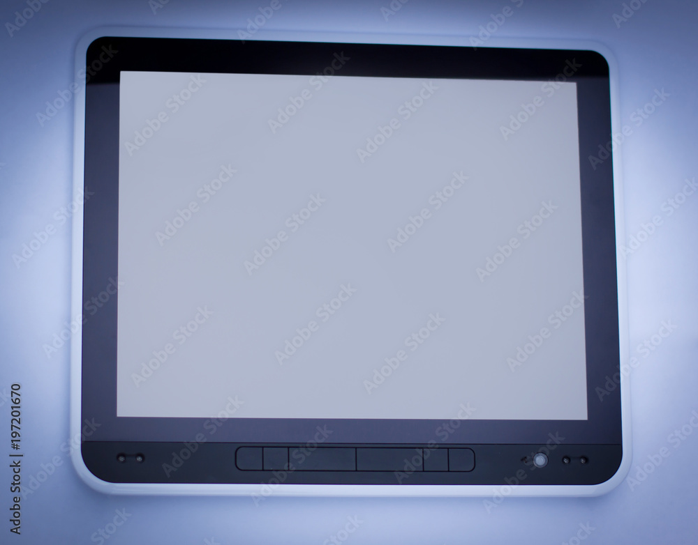 black tablet pc isolated on white with clipping path black tablet pc isolated on white with clipping path