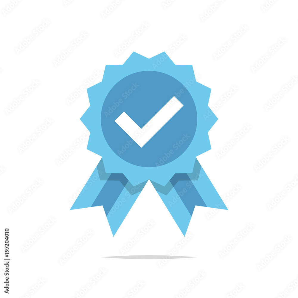 Check ribbon vector Check ribbon vector