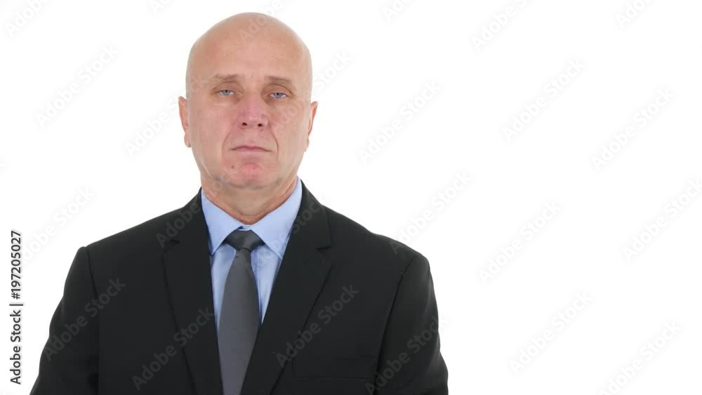 Tired and Bored Businessman Yawning and Falling Asleep Tired and Bored Businessman Yawning and Falling Asleep